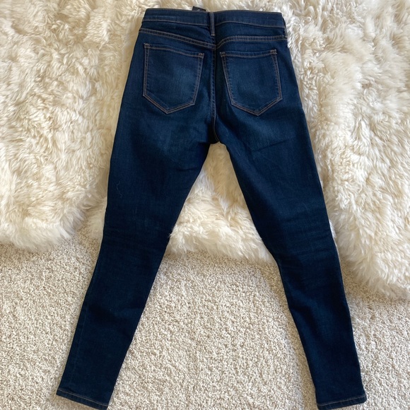 NWT banana republic dark blue skinny denim jeans size 26 - Picture 8 of 10